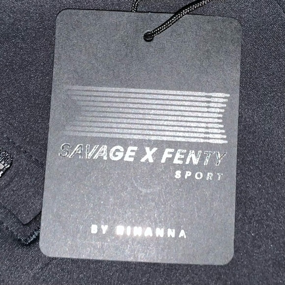NWT Savage X Fenty black Cropped Half-zip top 3X - Picture 10 of 10